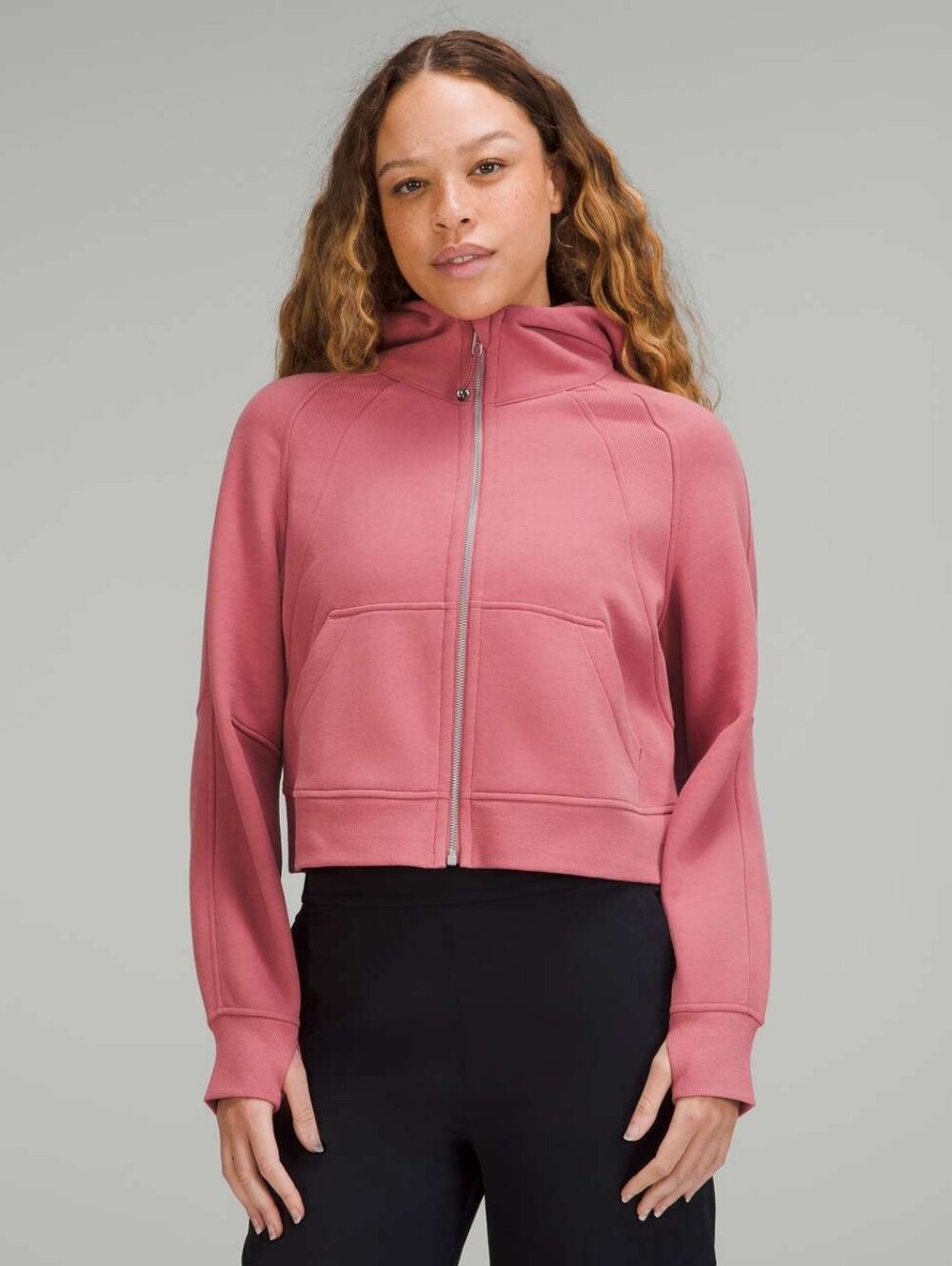LULULEMON Scuba Oversized Full Zip Brier Rose XL/XXL